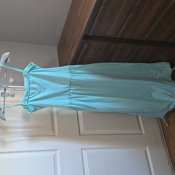 Light Blue Spaghetti Strap Maxi Dress - Picture 6 of 9